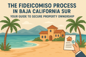 Keyword,Fideicomiso process Baja California Sur,buy property in Mexico Fideicomiso,foreign ownership Mexico real estate,Fideicomiso explained for foreigners,Baja California Sur real estate law,how Fideicomiso works in Mexico,Mexican property trust for foreigners,safe foreign ownership Mexico,Fideicomiso renewal Mexico,Notario Público Fideicomiso,restricted zone Mexico property,owning property in Mulegé foreigner,bank trust Mexico real estate,Fideicomiso for expats Baja,secure property title Mexico,Fideicomiso benefits foreigners,buying beachfront property Mexico Fideicomiso,Mexican real estate legal process,is Fideicomiso safe Mexico,Fideicomiso cost Baja